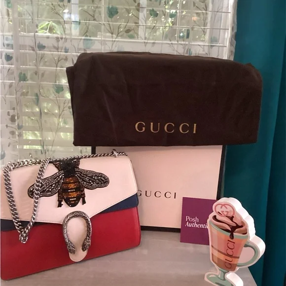 Guicci Dionysus Tri Colored Handbag - Picture 5 of 12